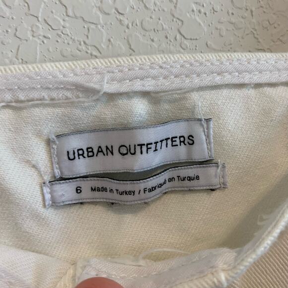 Urban Outfitters White Button-Down Mini Dress - Picture 3 of 5